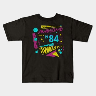 Awesome Since 1984-84’s Birthday Celebration, 41st Birthday Kids T-Shirt